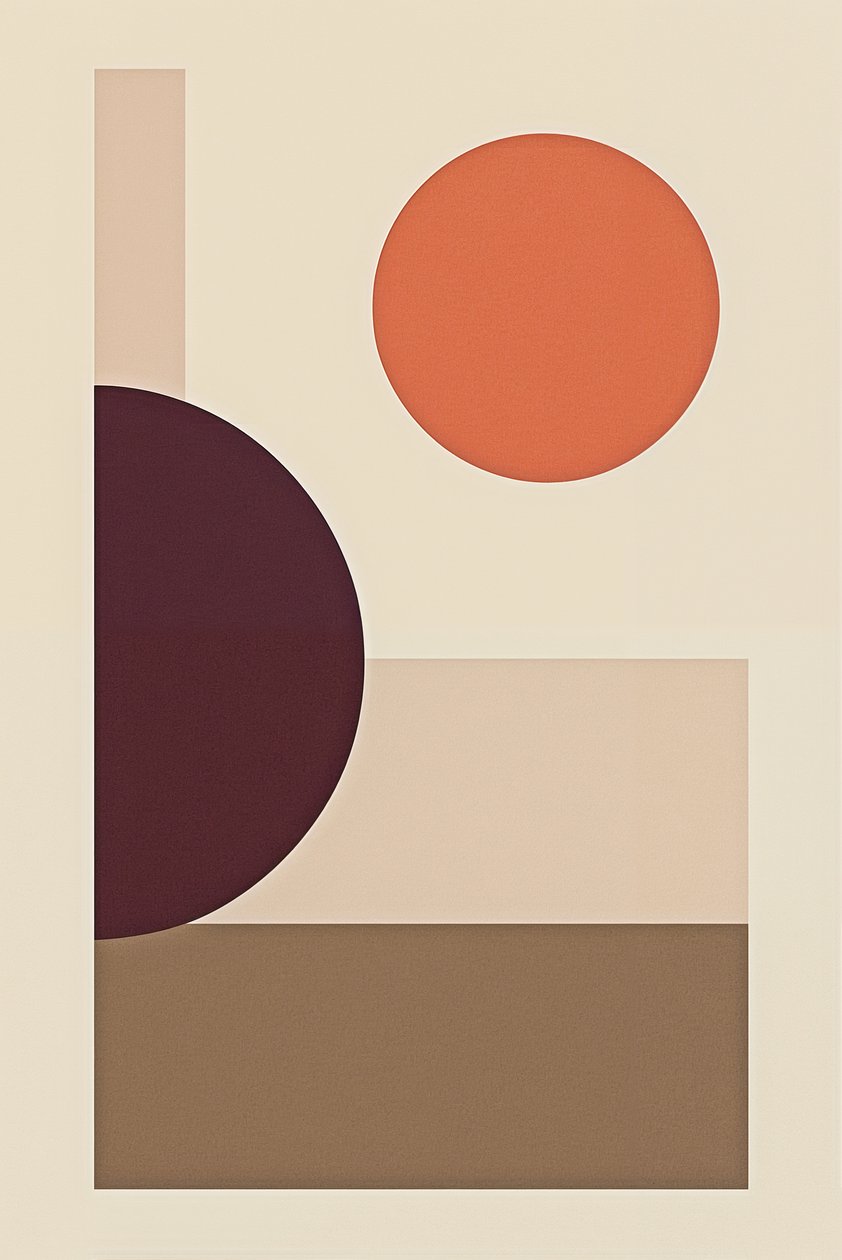 Resonant Minimal, 2025 (akryl på lærred) af George Rosaly