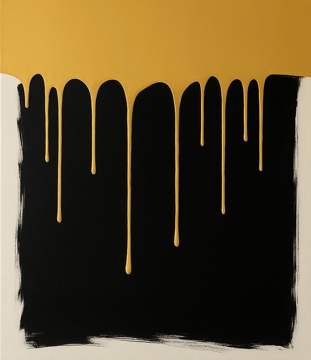 Weight of Silence, 2025 (akryl på lærred) af George Rosaly