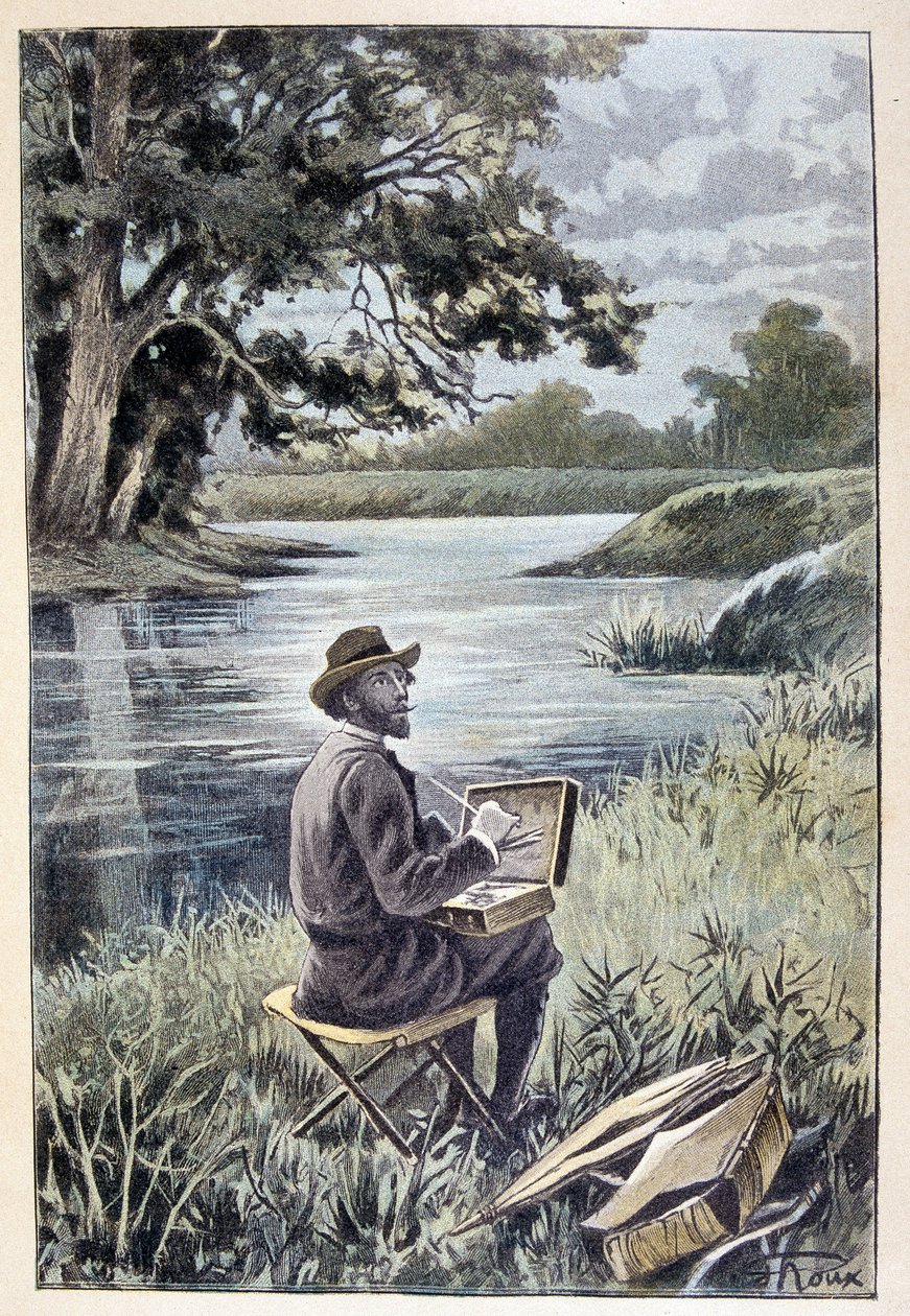 Du skulle have været døv for ikke at høre pejlingerne... (side 102) i "" Testamente om en excentriker"" af Jules Verne af George Roux