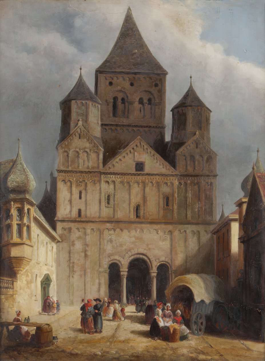 Udsigt over Marmoutier, Bas-Rhin, Frankrig af George Row Clarke