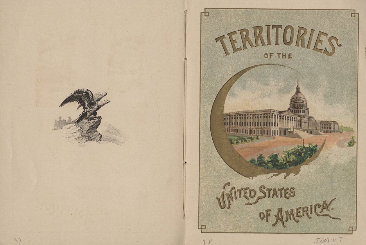 Flag for alle nationer og Amerikas Forenede Stater - Side 37 og 38, 1887 af George S. and Sons Harris