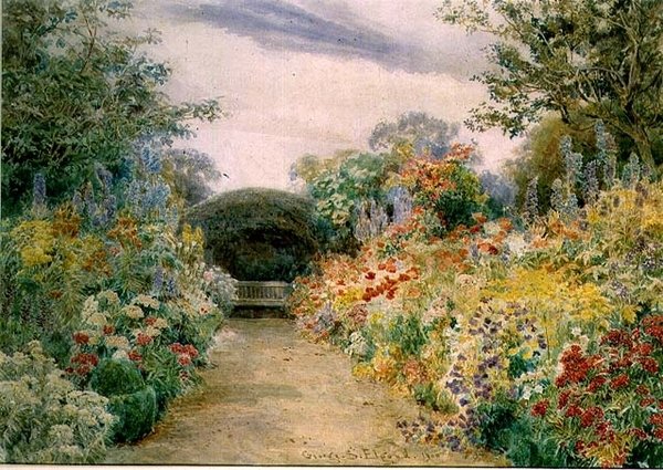 Sommerblomster, Ramscliffe af George Samuel Elgood