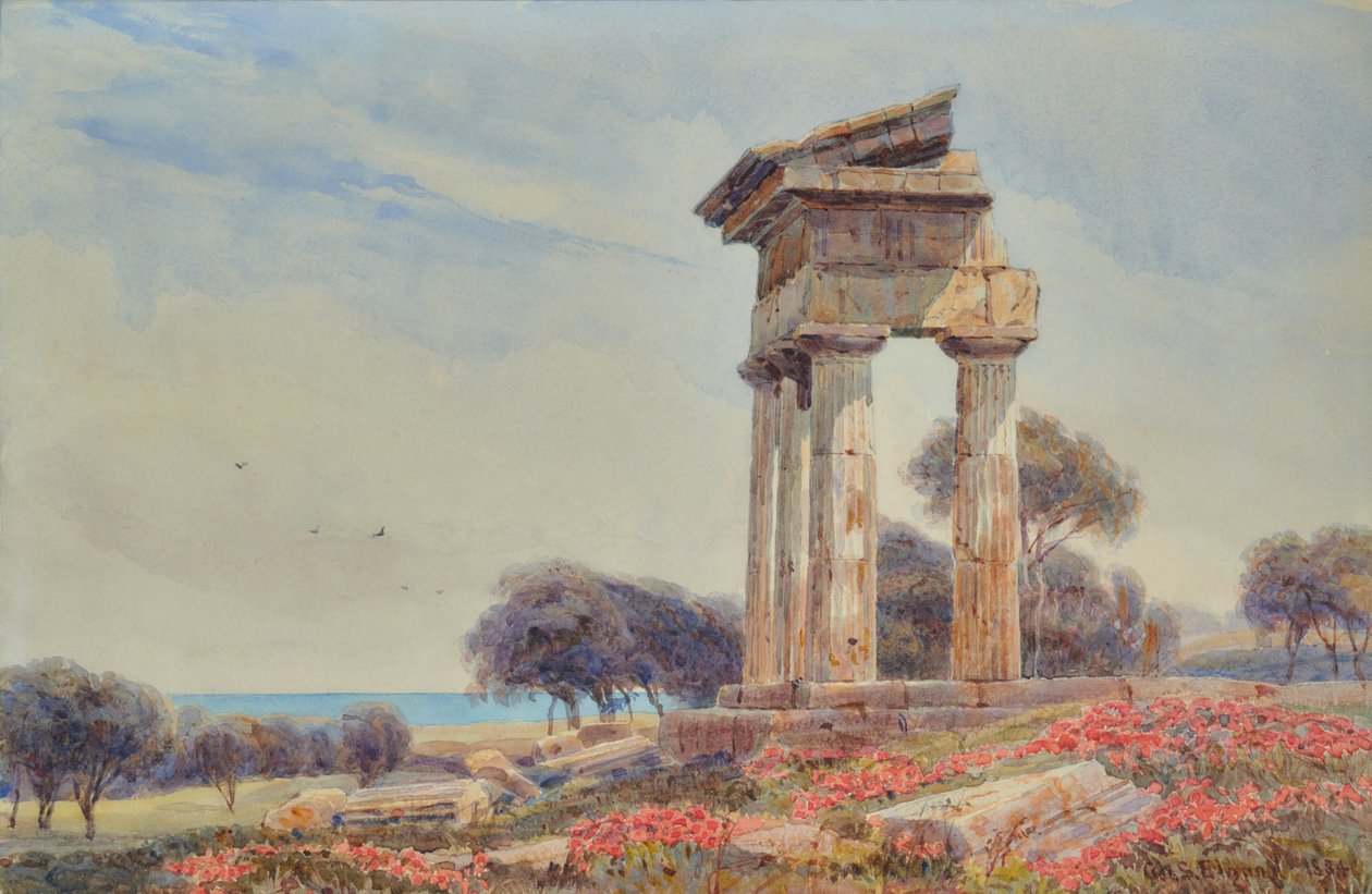 Castor og Pollux-templet, Gorgenti af George Samuel Elgood