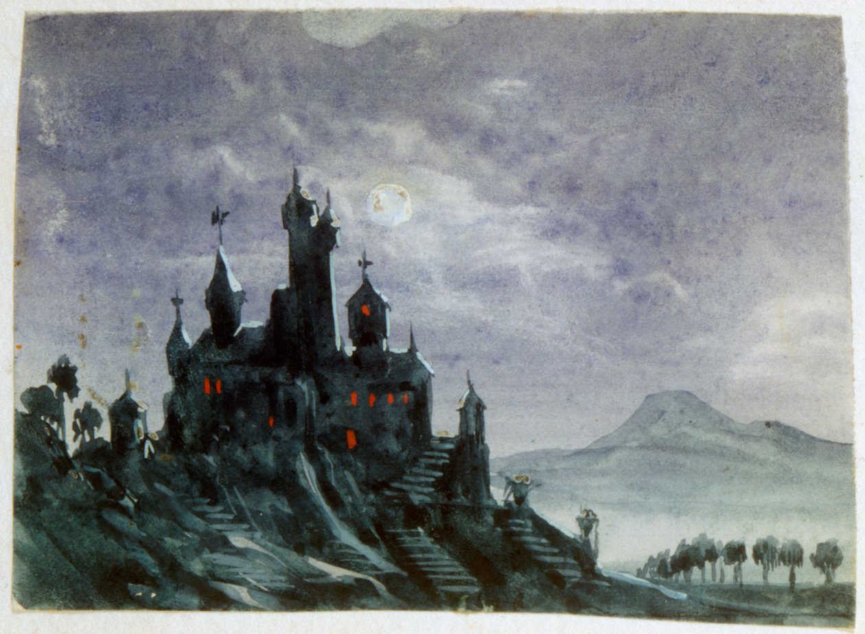 Fantasy Castle in Moonlight I, 1820-1876 af George Sand