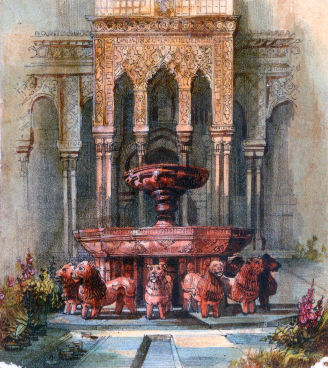 Mauresque Fountain, 1820-1876 af George Sand
