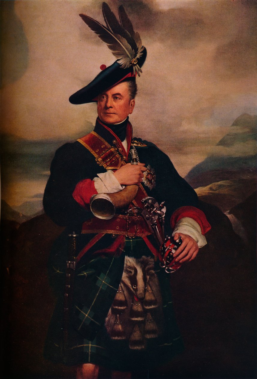 The Cock of the North: George, Fifth Duke of Gordon, c1812 af George Sanders