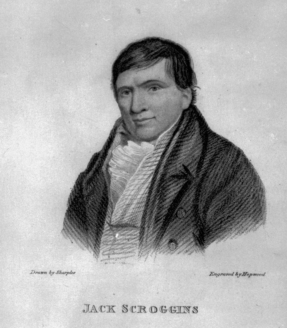 Jack Scroggins, graveret af Hopwood af George Sharples