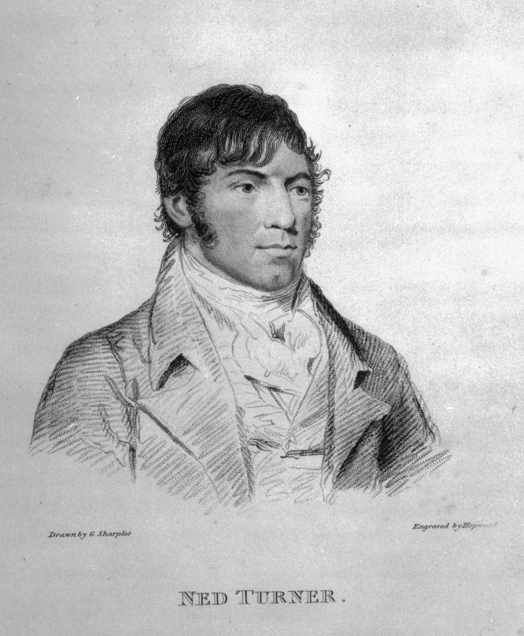 Ned Turner, graveret af Hopwood af George Sharples