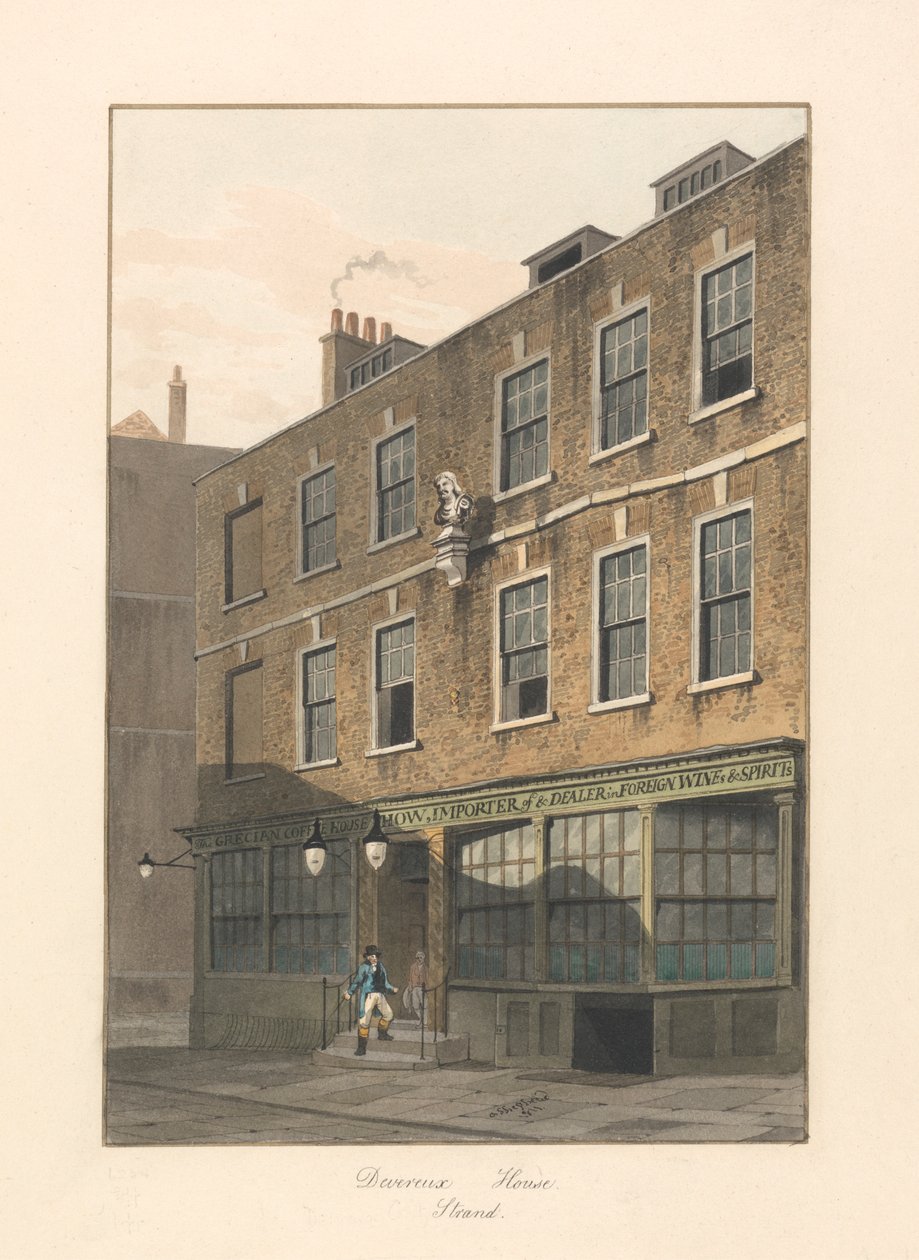 Devereux House, The Strand, London af George Shepheard