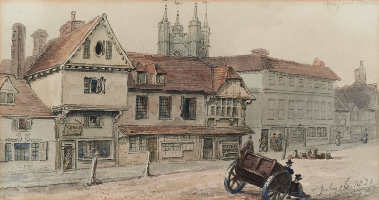 Udsigt over Ashford af George Shepherd
