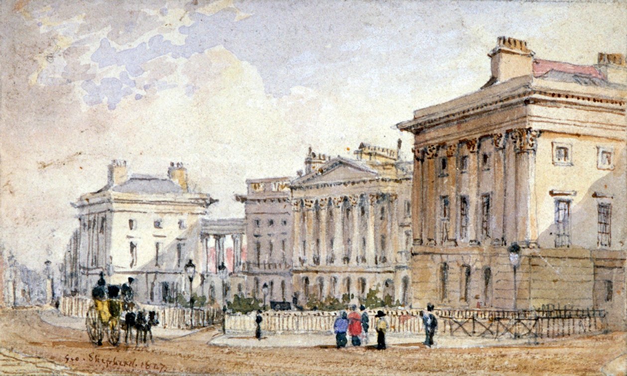Udsigt over Clarence Terrace i Regent