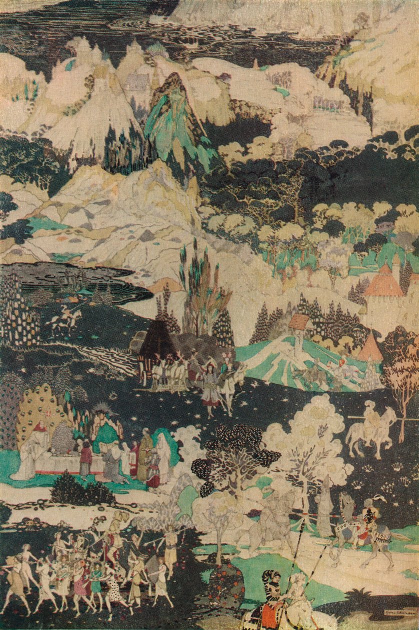 The Quest of the Holy Grail, c1919 af George Sheringham