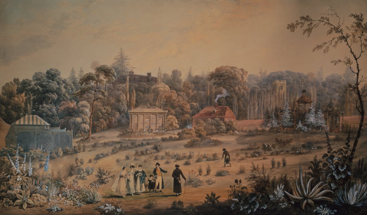 Haverne ved Battlesden House Bedfordshire af George Sidney Shepherd