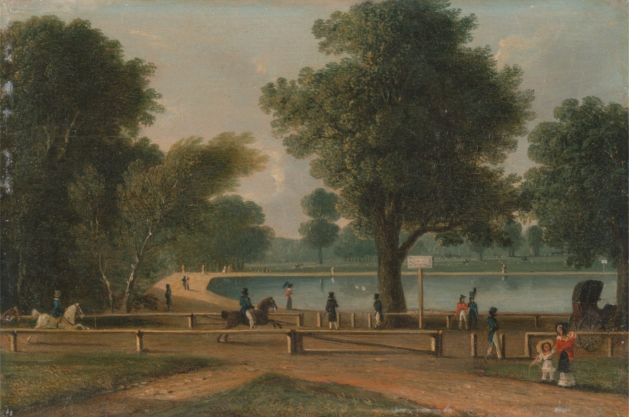 The Serpentine, Hyde Park af George Sidney Shepherd