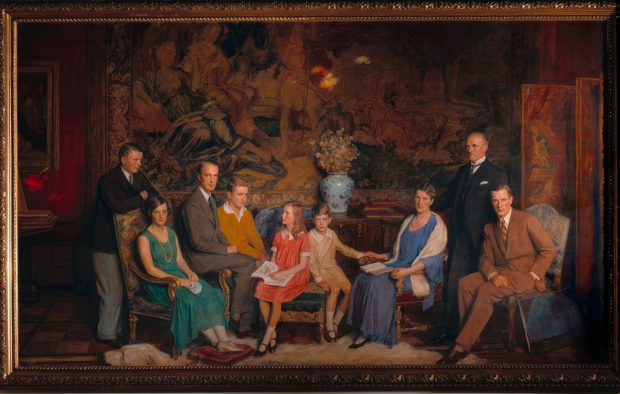 Gustav Krupp v. B. u.H. familiebillede af George Simon Harcourt