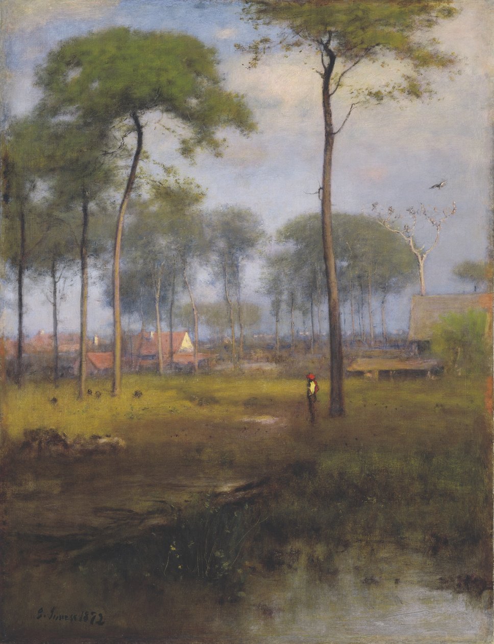 Tidlig morgen, Tarpon Springs, 1892 af George Snr. Inness