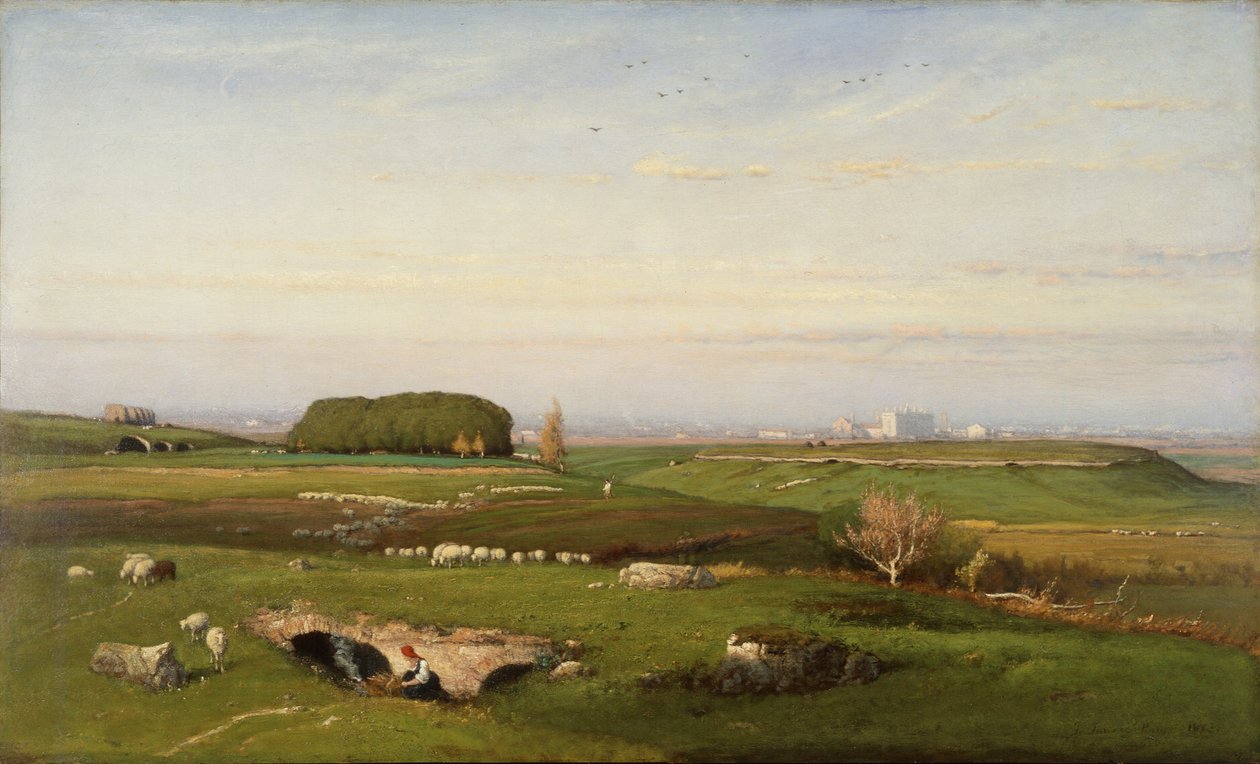 I den romerske Campagna af George Snr. Inness