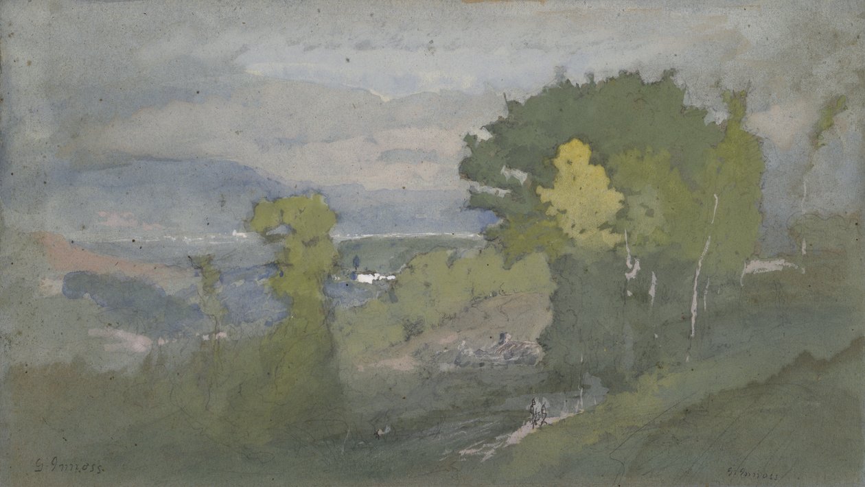 juni, ca. 1873 af George Snr. Inness
