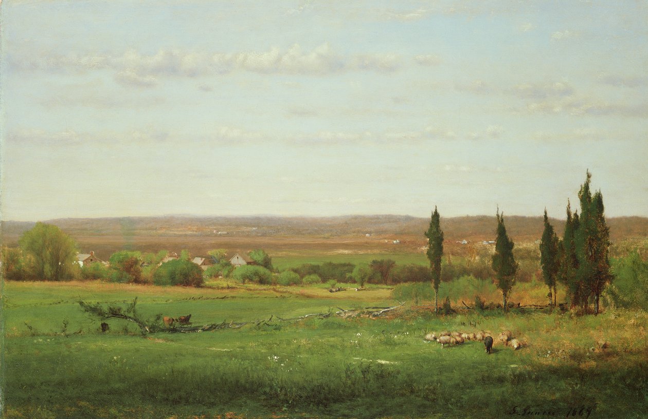 I nærheden af Eagleswood, 1869 af George Snr. Inness