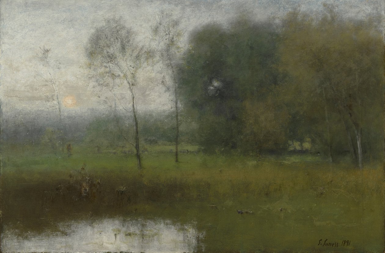 New Jersey Landskab, 1891 af George Snr. Inness