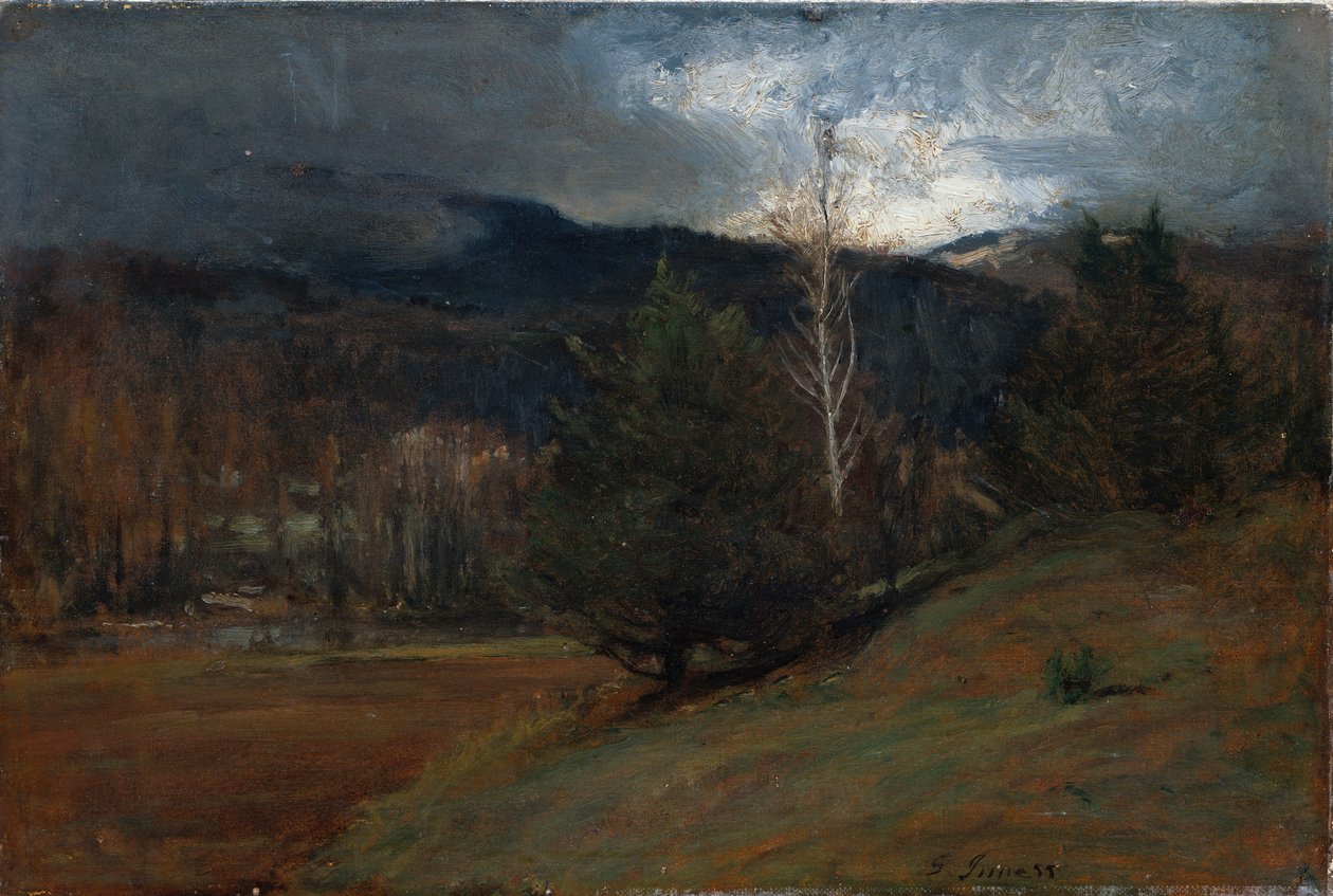 november i Adirondacks, ca. 1885 af George Snr. Inness