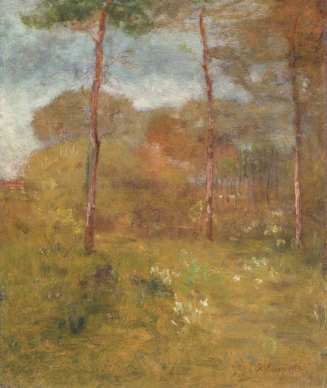 Orange Road, Tarpon Springs, ca. 1893 (olie på lærred) af George Snr. Inness