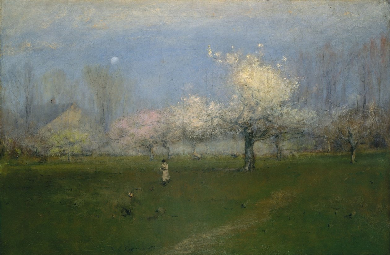 Spring Blossoms, Montclair, New Jersey, ca. 1891 af George Snr. Inness