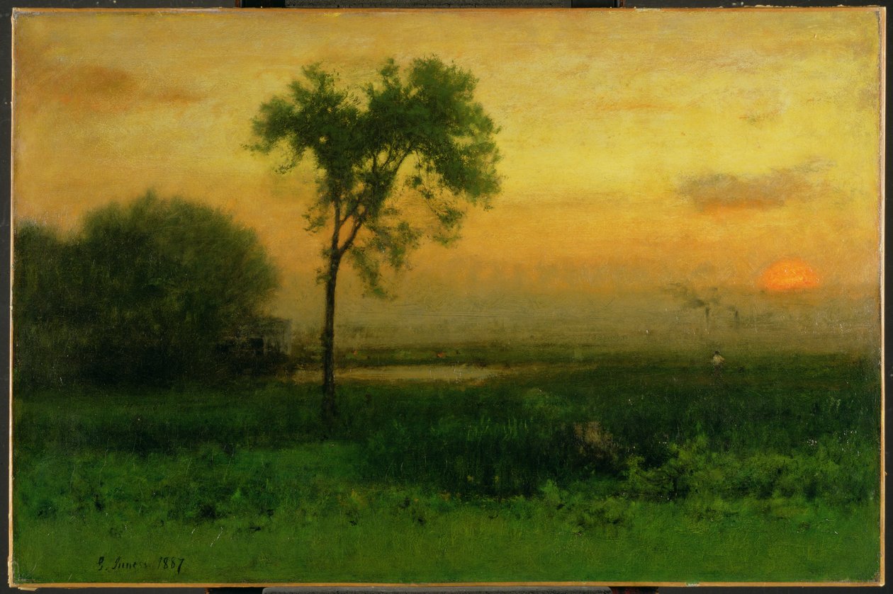Solopgang, 1887 af George Snr. Inness