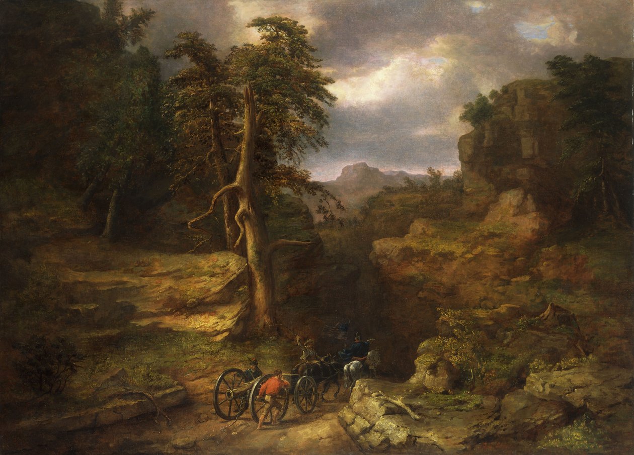 De dystre dage i 1776, af George Snr. Inness