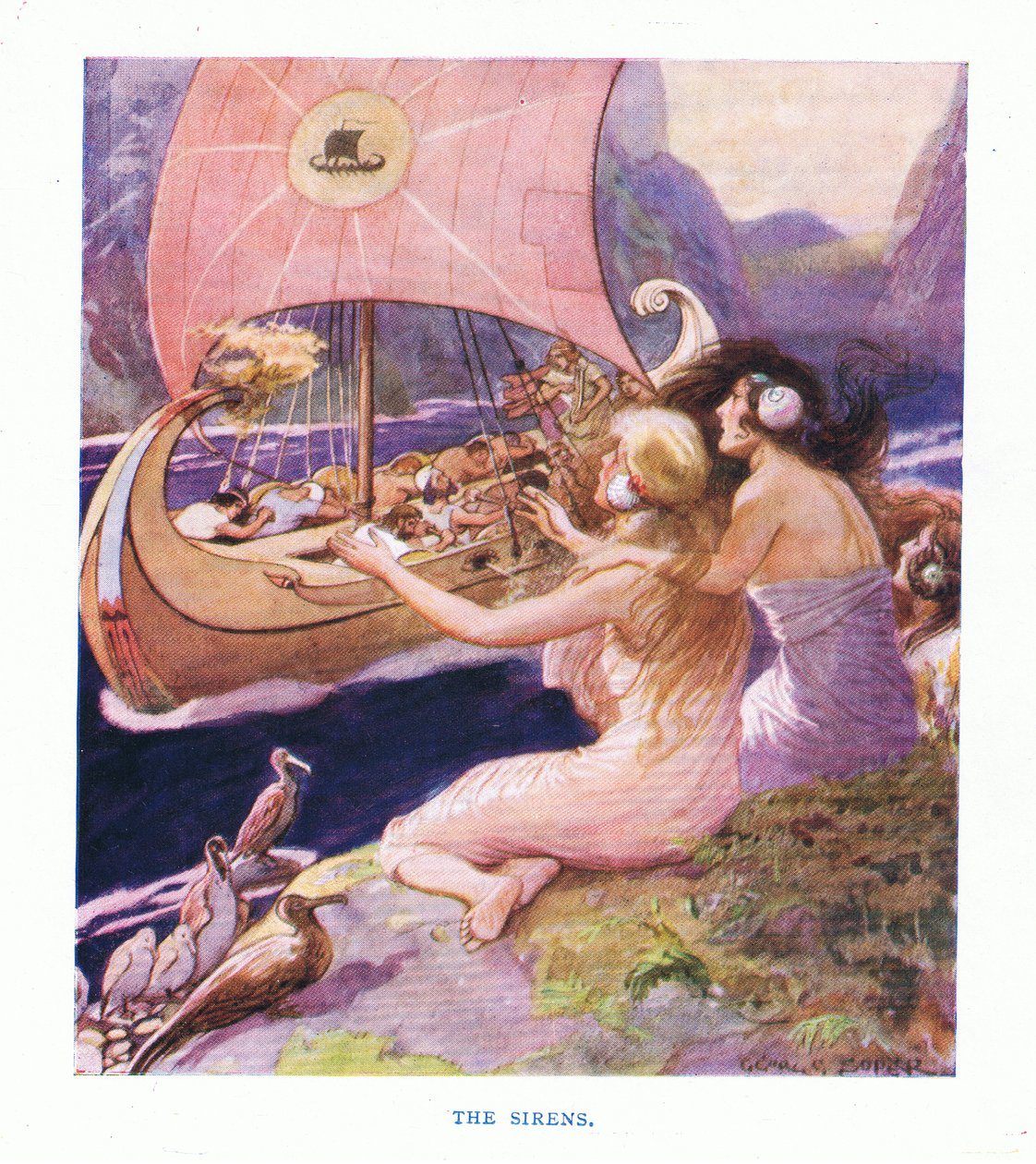 The Sirens, fra The Heroes udgivet af George Allen og Unwin 1929 af George Soper