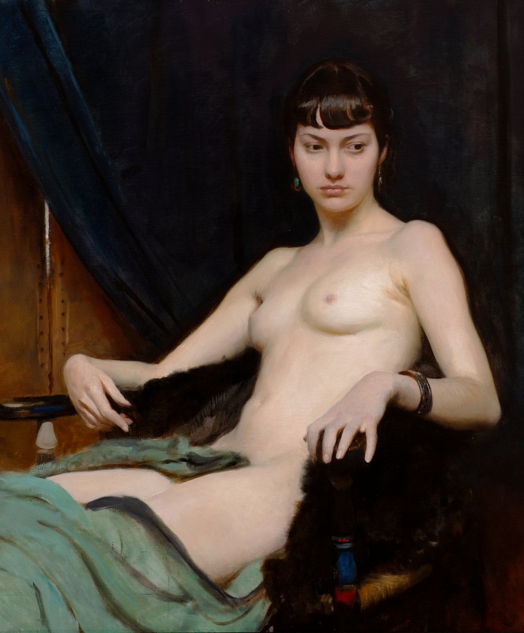 Et studie (olie på lærred) af George Spencer Watson