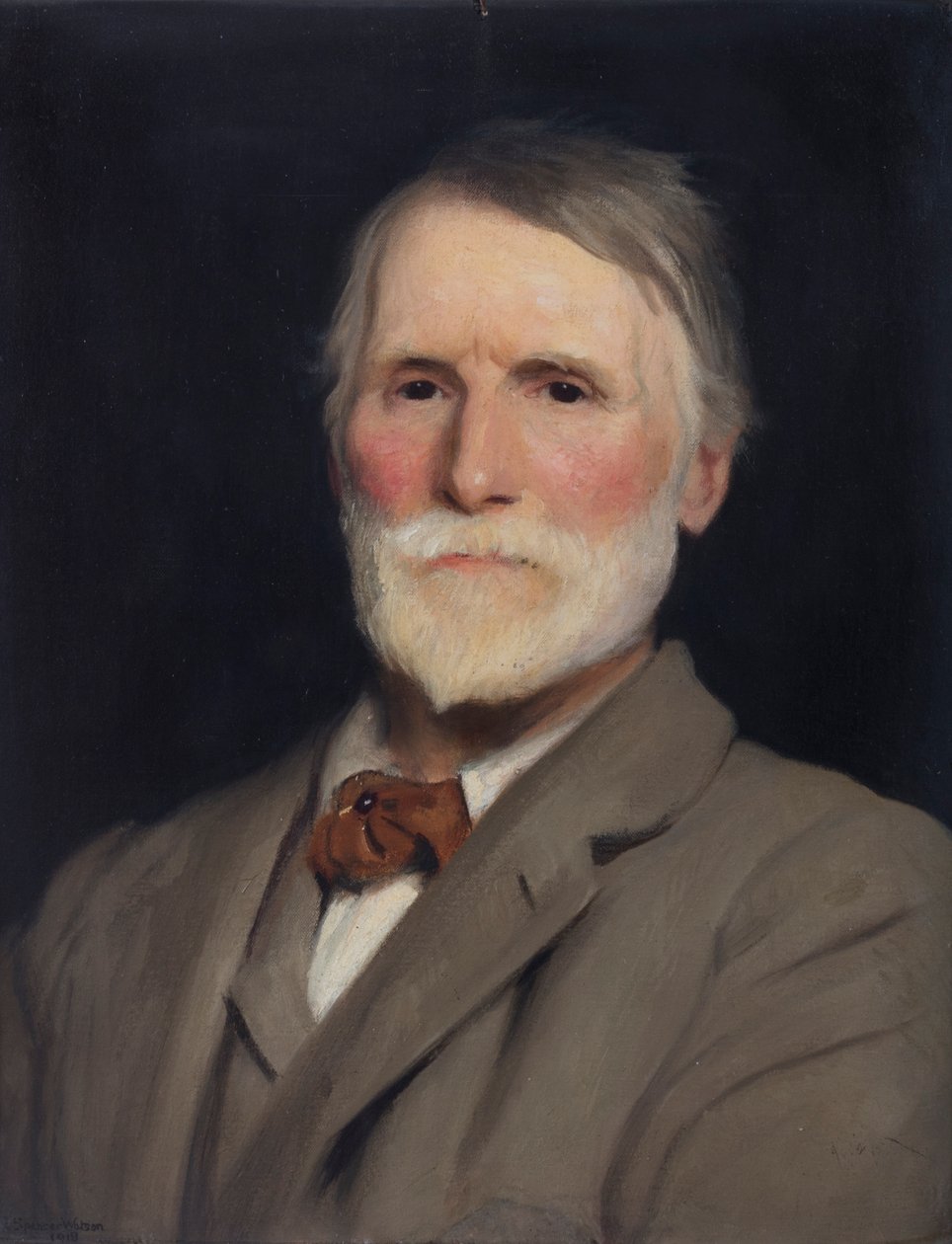 Portræt af H. R. Hope-Pinker, ca. 1915 (olie på lærred) af George Spencer Watson