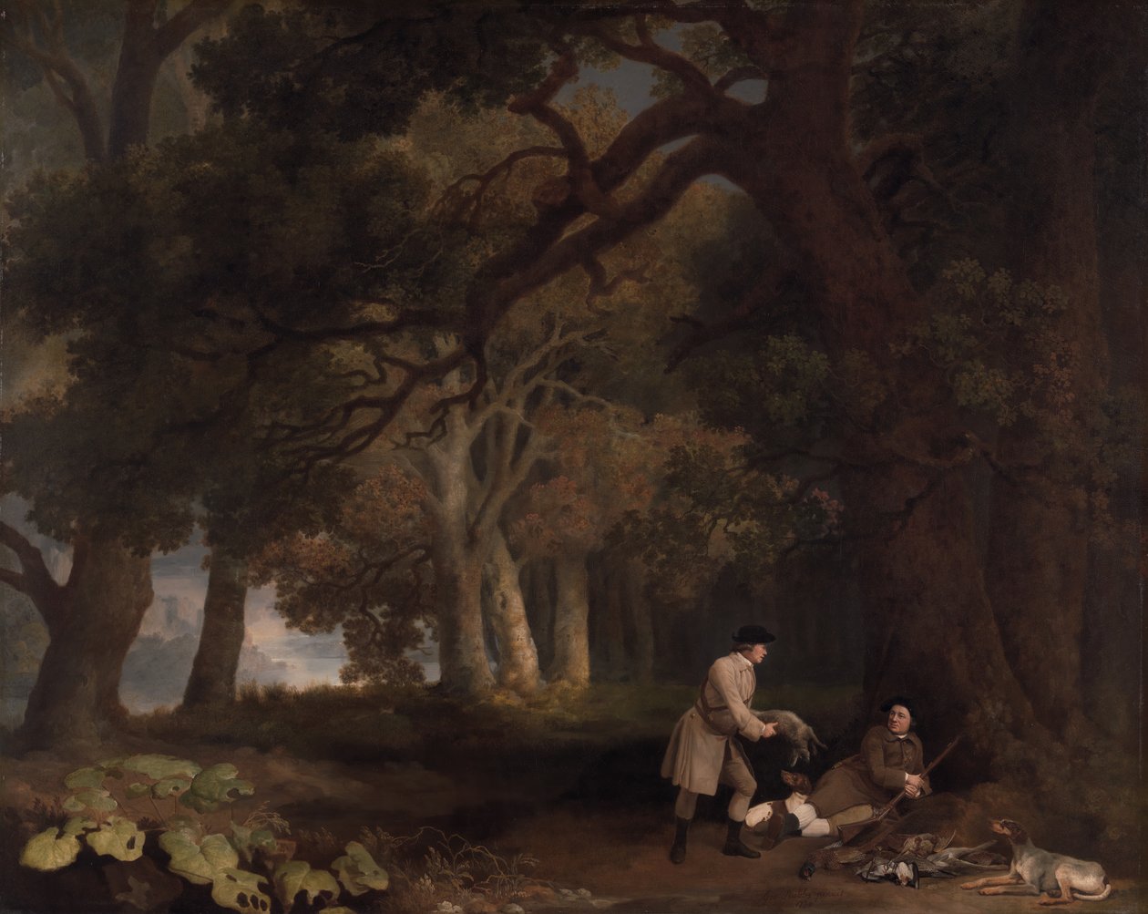 En hvile efter skydning, 1770. af George Stubbs