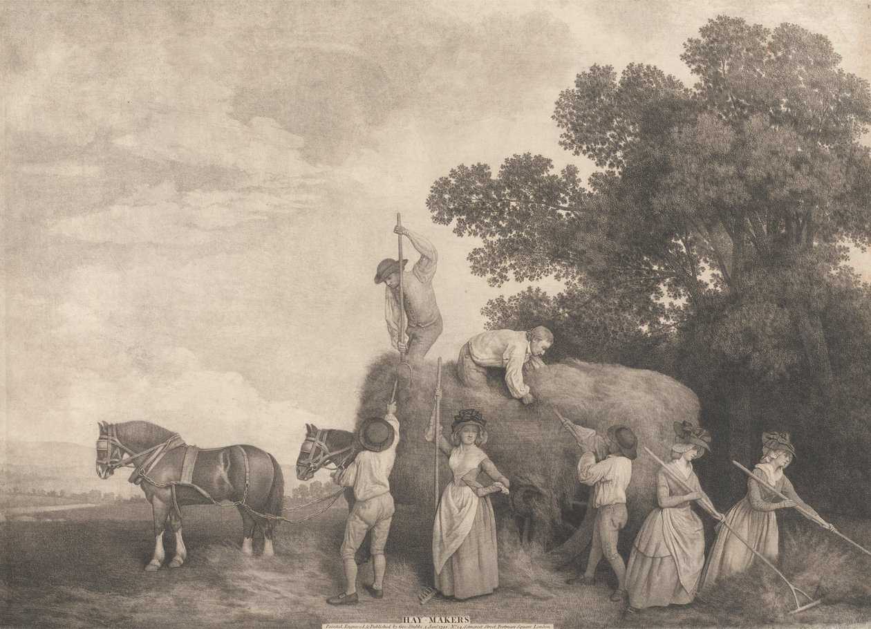 Hømagere af George Stubbs