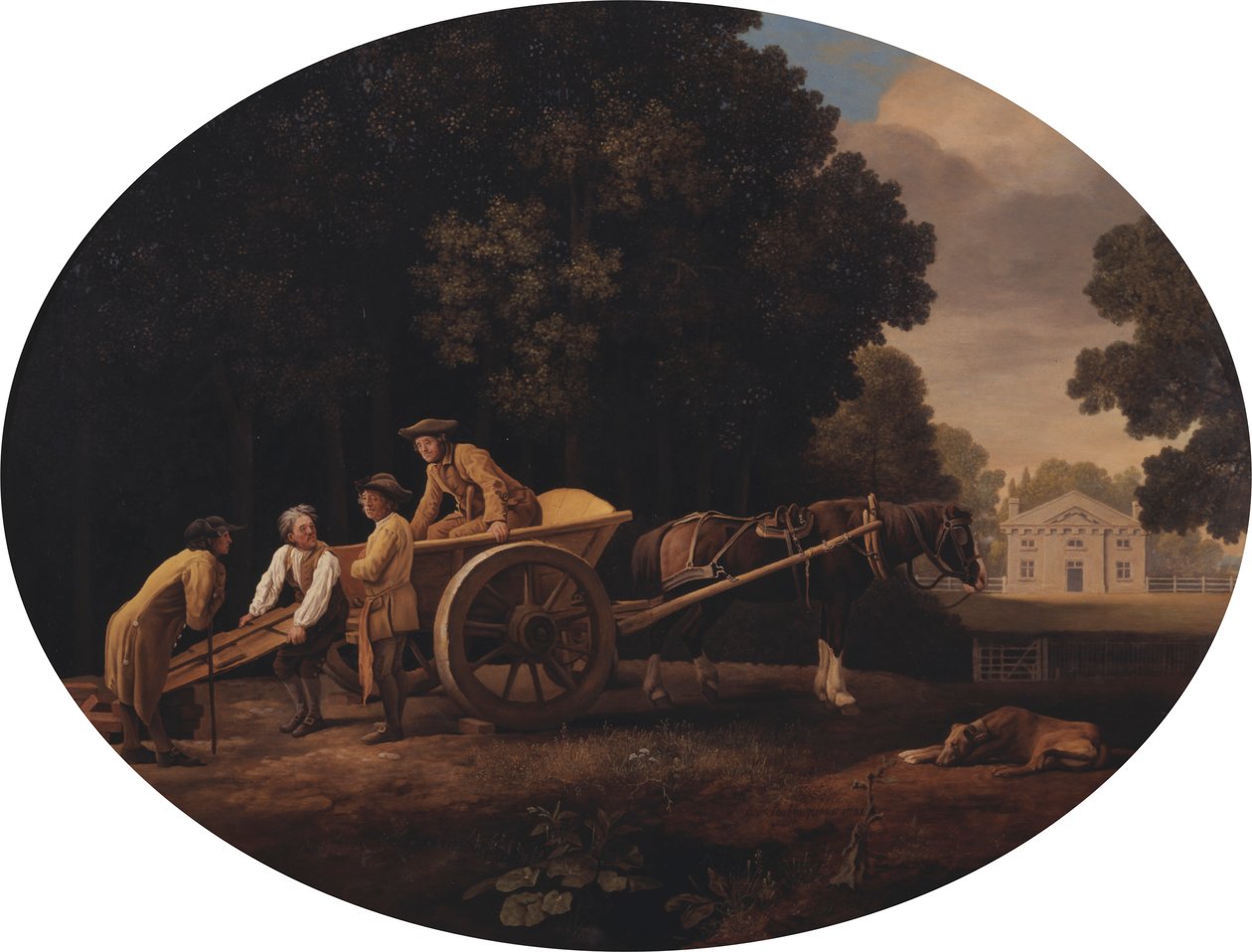 Laborers [1779, Royal Academy of Arts, London, udstillingskatalog] af George Stubbs