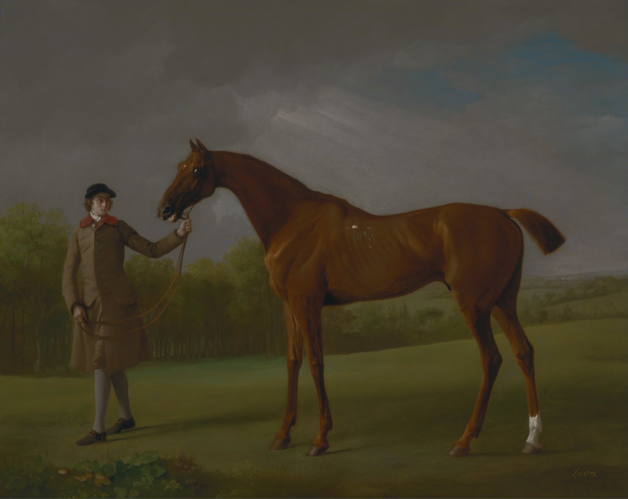 Lustre, holdt af en brudgom af George Stubbs
