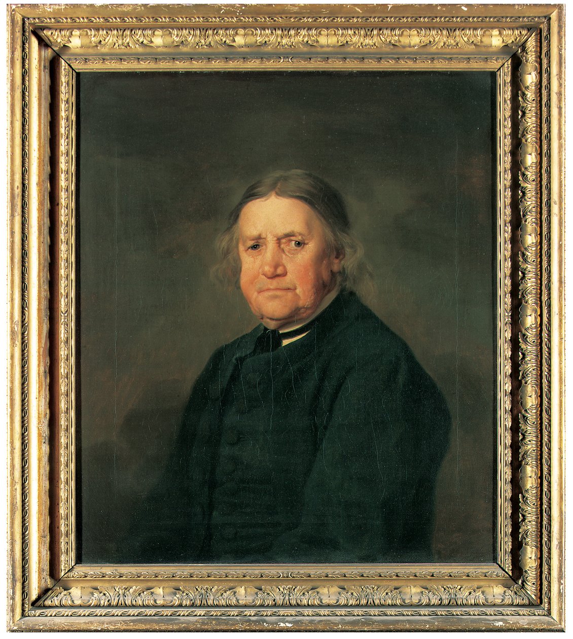 Portræt af Thomas Smith the Banksman, halvlangt, i en grøn frakke af George Stubbs