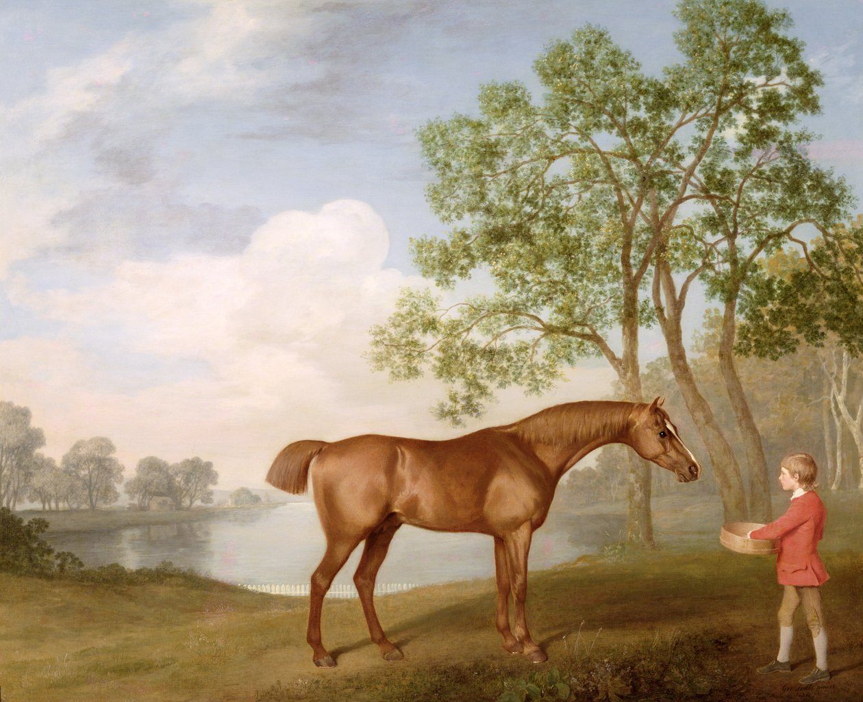 Græskar med en staldunge af George Stubbs