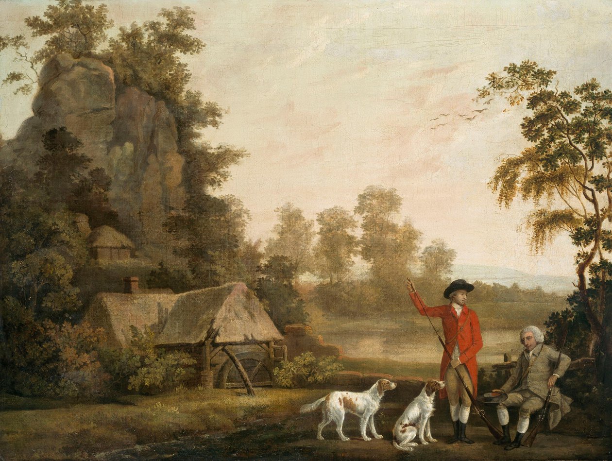 Hvilende jægere af George Stubbs