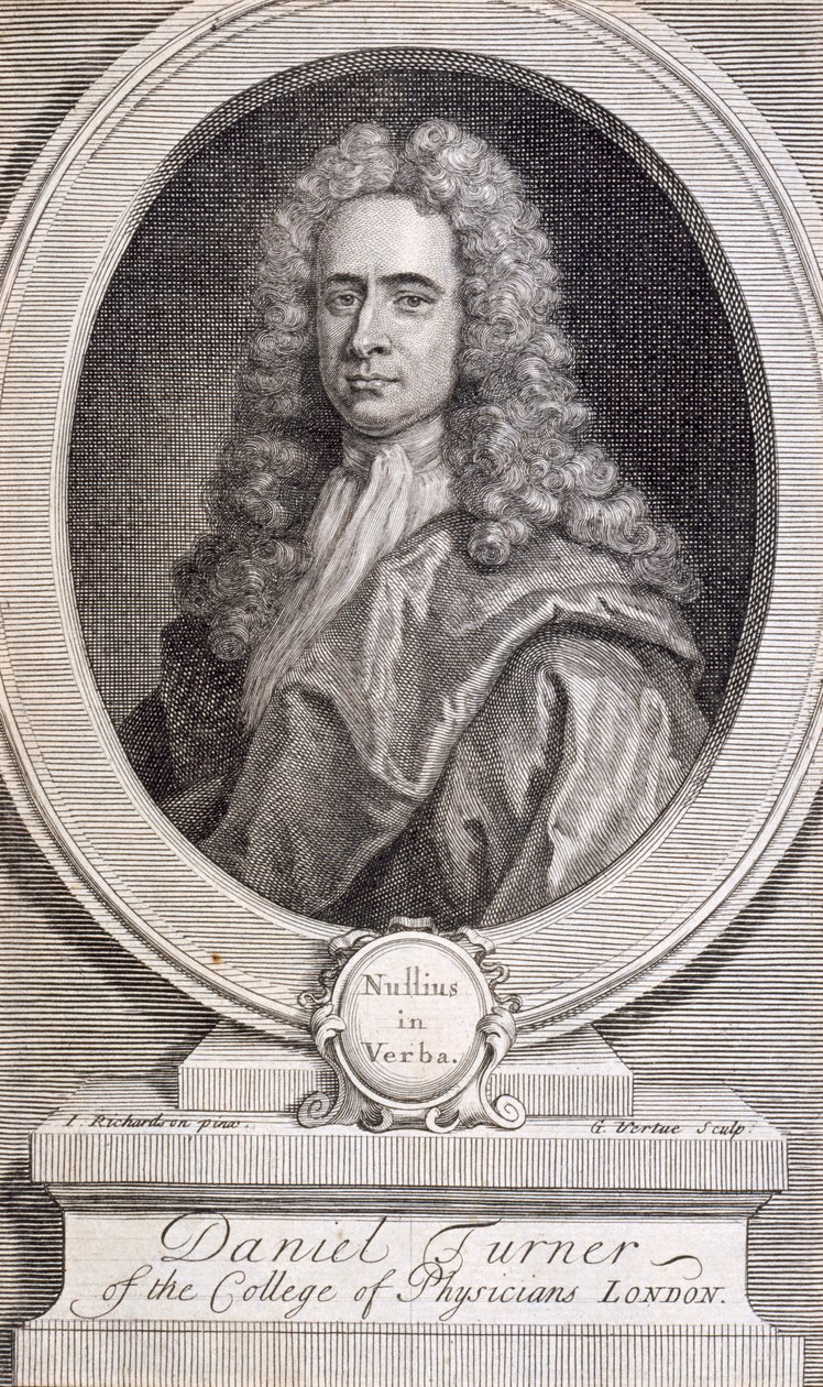 Daniel Turner, MD, LRCP, læge, 1717 af George Vertue