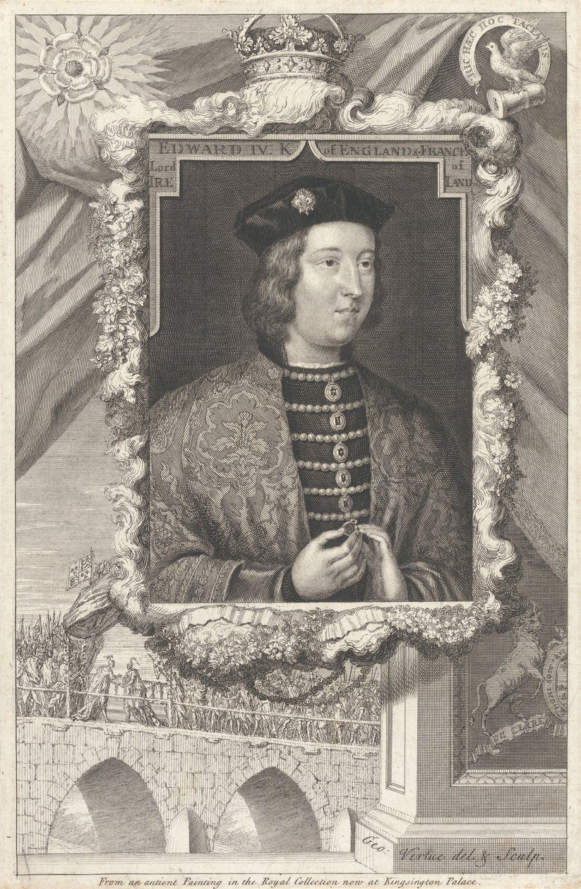 Edvard 4., konge af England og Frankrig, lord af Irland af George Vertue