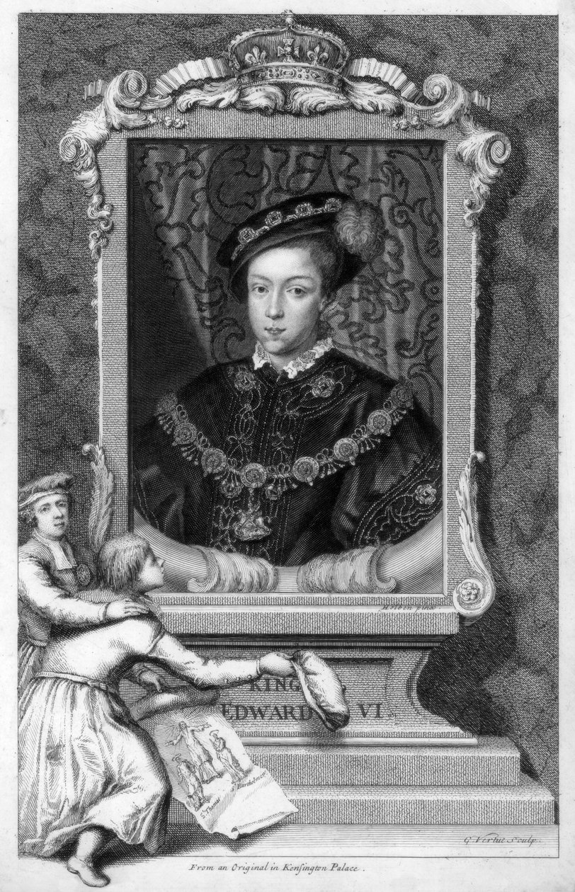 Edward VI, konge af England, 1700-tallet. af George Vertue