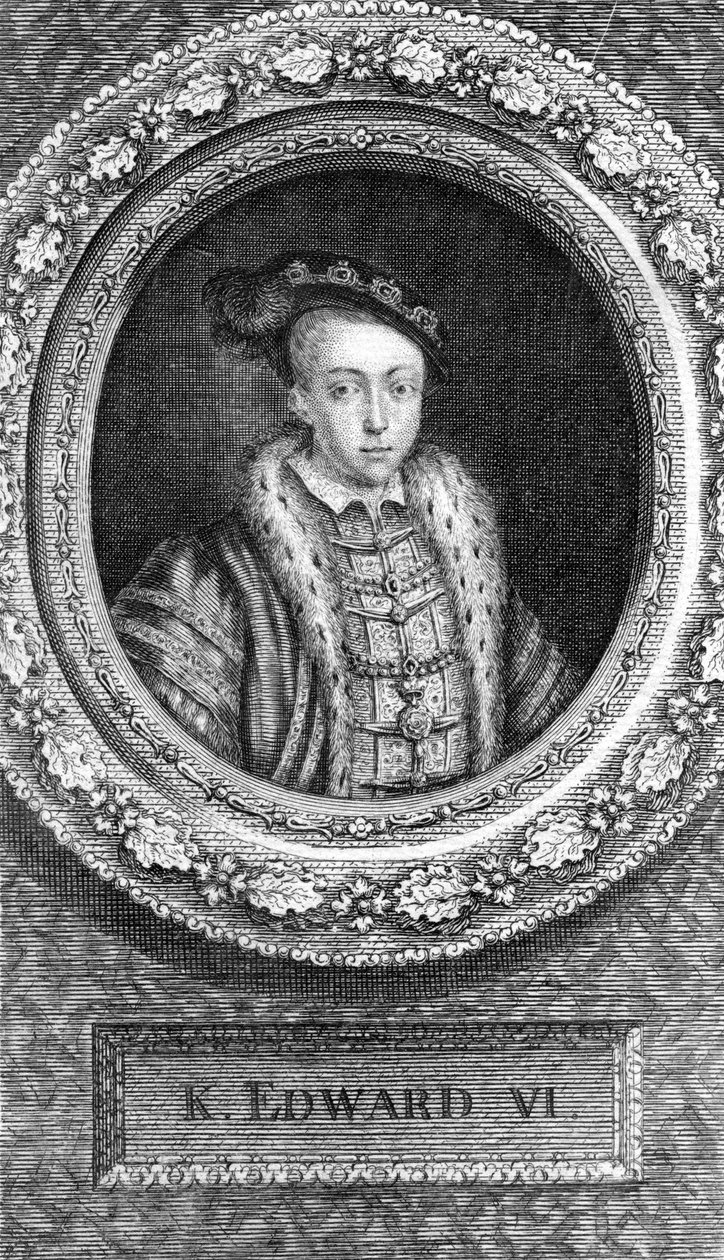 Edward VI, konge af England, 1700-tallet. af George Vertue