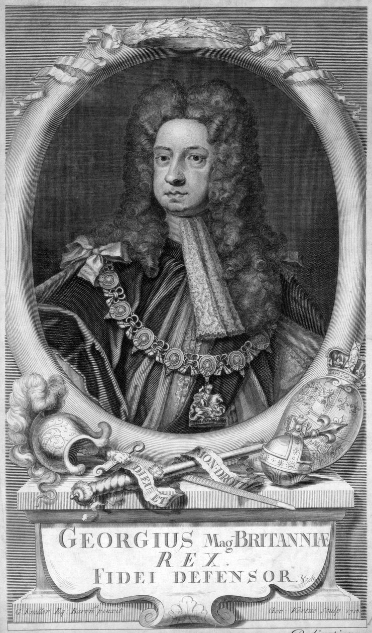 George I, konge af Storbritannien, 1700-tallet. af George Vertue