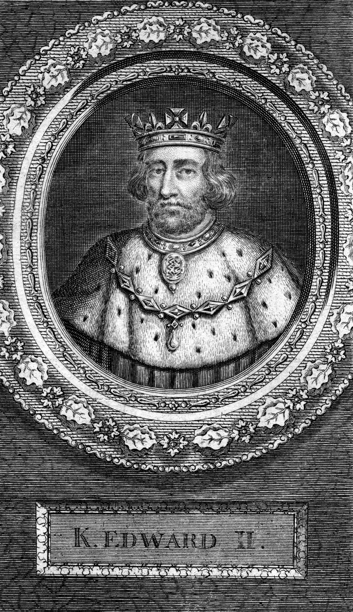Kong Edward II af England, 1700-tallet. af George Vertue