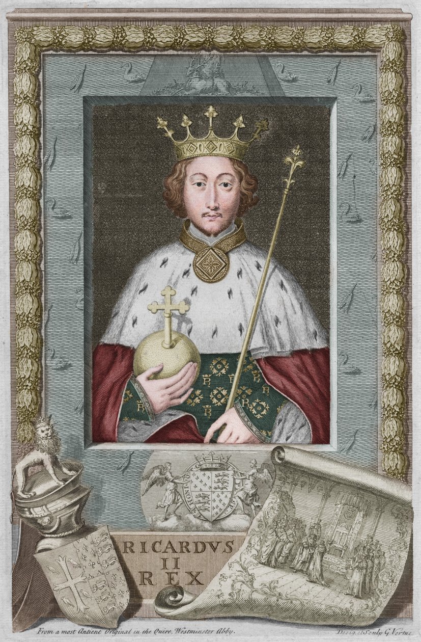 Kong Richard II, 1735 af George Vertue