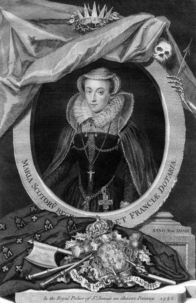 Mary, dronning af Skotten, 1735. af George Vertue