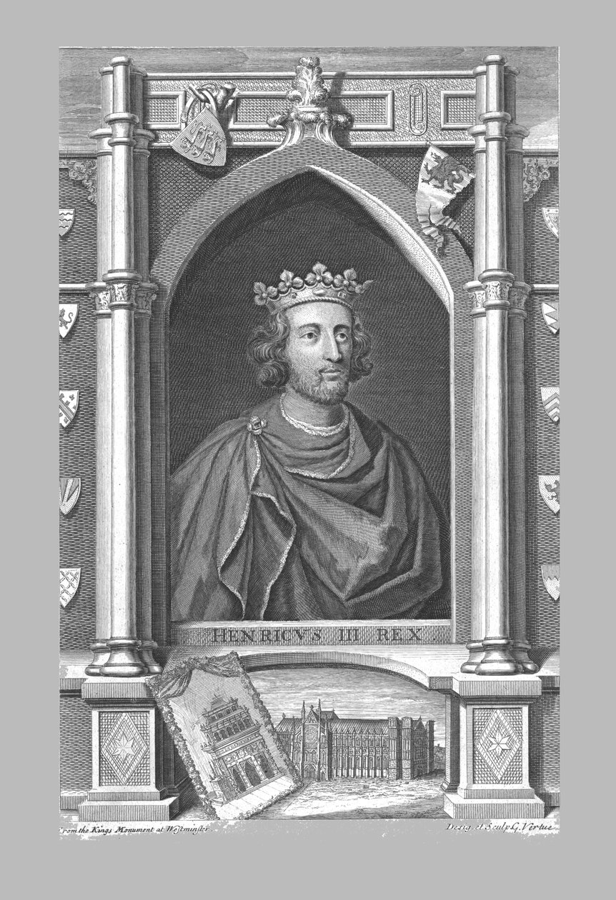 Monument til Henrik III, c1730