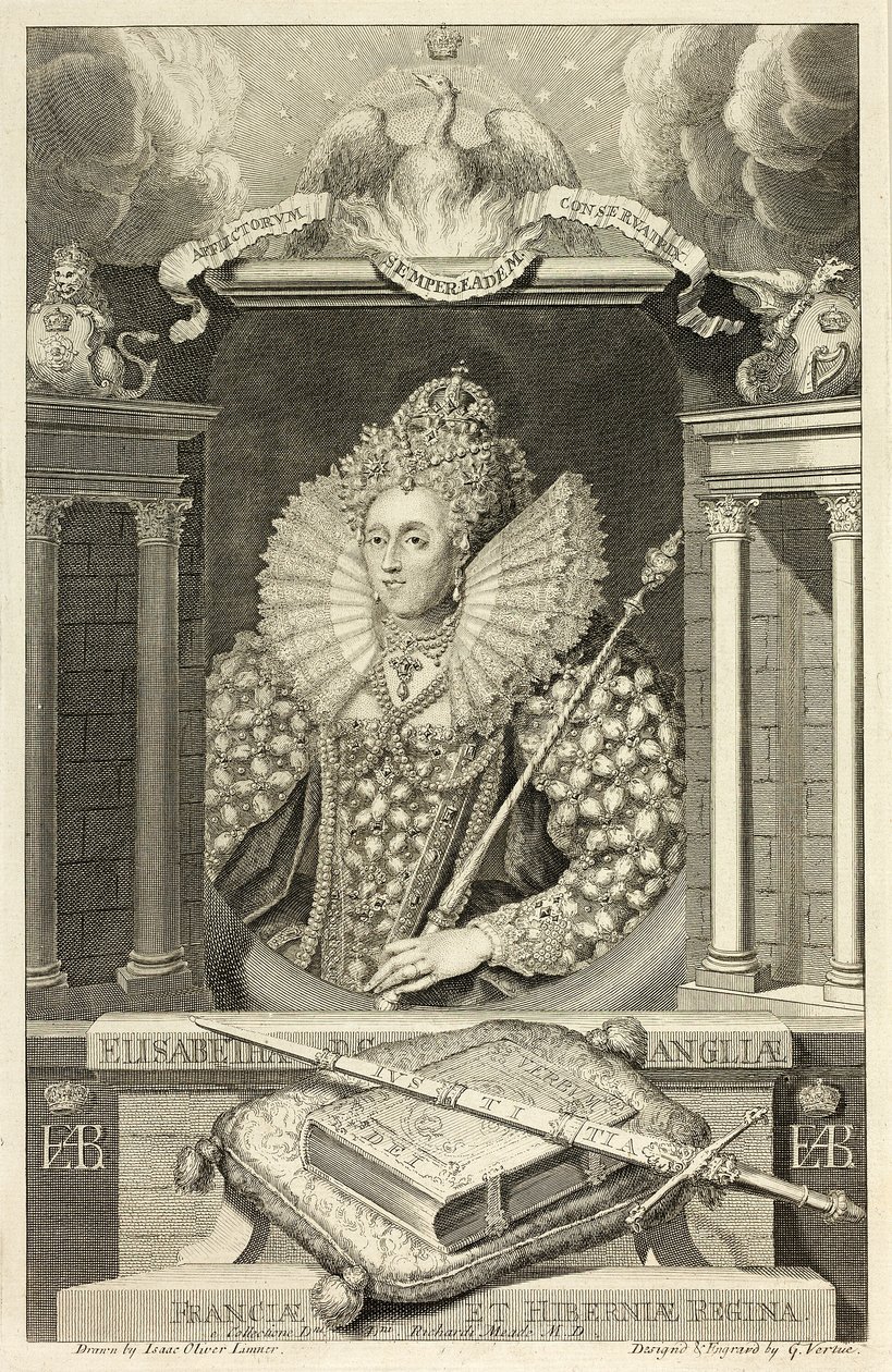 Dronning Elizabeth I af George Vertue