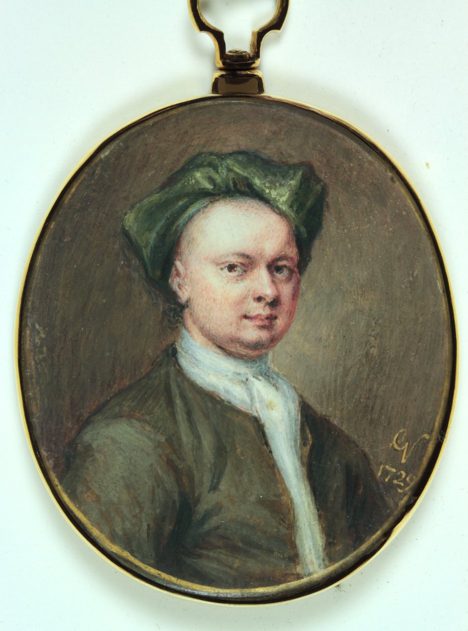 Selvportræt af George Vertue